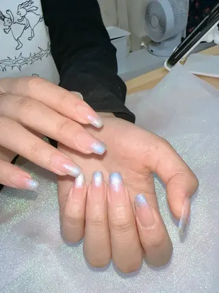 ネイル Hey🌈NAIL 長さ出し専門店のネイルデザイン