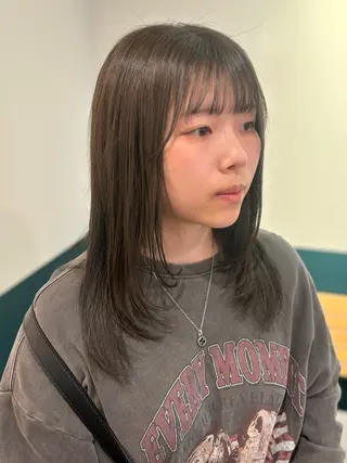 セミロング ☁️RIKA☁️ @ri2_____bのヘアスタイル