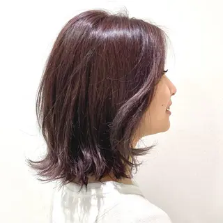 ミディアム カラー DX SHARE SALON所属・matka白髪ぼかし 大人ヘア/KEIKOのヘアスタイル