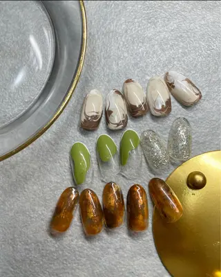 ネイル kiii.__ ✴︎*のネイルデザイン