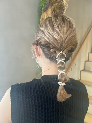 ヘアアレンジ メンズ特化美容師/栄 /本間さつきのヘアスタイル