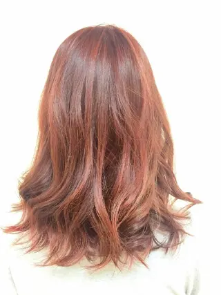 ミディアム セミロング カラー 【Sweep】おじま のぞみのヘアスタイル