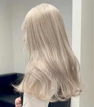 ロング カラー youres hair 髪質改善トリートメント&ヘッドスパ  新宿三丁目店【ユアーズヘア】所属・🦋透明感カラー 👑NODOKA🦋のヘアスタイル