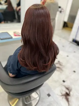 セミロング カラー ヘアアレンジ 愛されカラー🩷 はるなのヘアスタイル