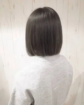 ミディアム カラー INCE HAIR 明石所属・小西 怜央のヘアスタイル