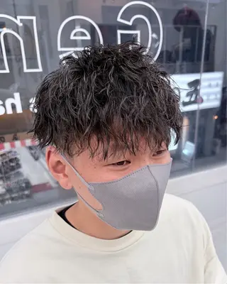 パーマ メンズ 👑メンズ/パーマ/ 小島桐弥👑のヘアスタイル