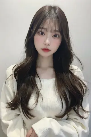 セミロング 髪質改善×韓国ヘア HIROのヘアスタイル