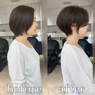 ショート カラー 美髪❣️縮毛矯正/ 髪質改善✨/山本のヘアスタイル