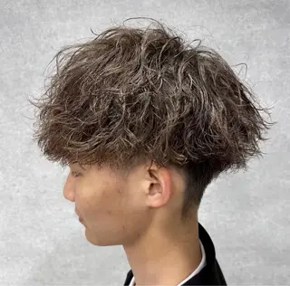 ショート パーマ メンズ 🖤Ayumi🖤 メンズ特化❤️‍🔥のヘアスタイル