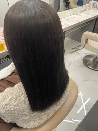 セミロング EARTH 浦和店所属・橋本 舞羽のヘアスタイル