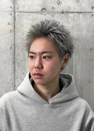 ショート カラー メンズ ドアベル所属・中原 祥太のヘアスタイル