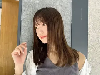 ミディアム Rubikなかもず タケウチのヘアスタイル