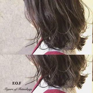 ミディアム カラー Jewel  Box   西梅田店所属・髪質改善サロン 梅田/ヨナミネのヘアスタイル