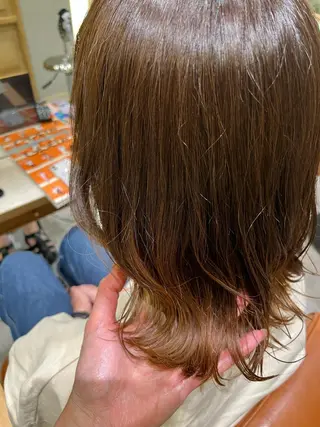 ミディアム カラー olelo国立🐟 Maho🐟のヘアスタイル