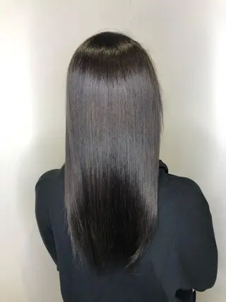 ロング 髪質改善韓国レイヤー カット内田智大のヘアスタイル