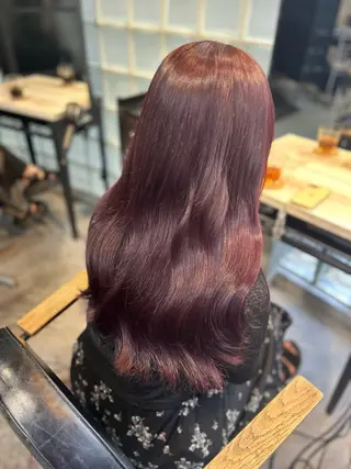 ロング 🌷ブリーチ縮毛矯正 /mina🌷のヘアスタイル