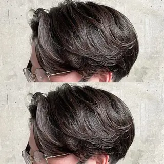 パーマ メンズ 渋谷サーフカール アメカジ美容師のヘアスタイル