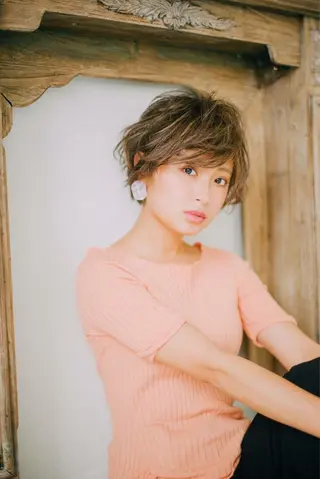 ショート カラー パーマ 【店長】木内 千晶のヘアスタイル