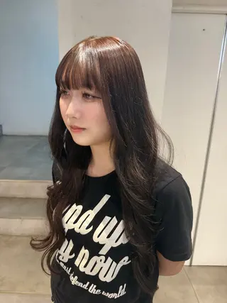 ミディアム カラー ハイトーン/デザイン 🪐·˚⌖MIHOのヘアスタイル