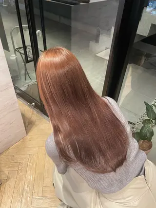 ロング カラー うる艶カラー/美髪 トリートメント/めいのヘアスタイル