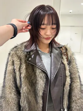 ミディアム 👔ボブ﹨似合 わせパーマ🩳ももかのヘアスタイル