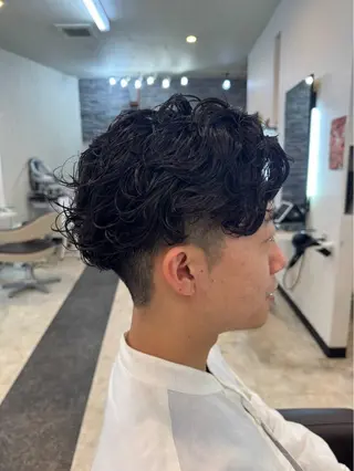 パーマ メンズ 平井 沙希のヘアスタイル