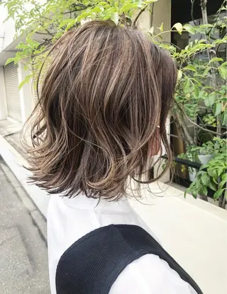 ミディアム カラー Village所属・village放出 エリアNO1サロンのヘアスタイル