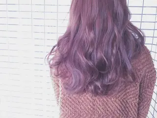 セミロング カラー 長井 徹行のヘアスタイル