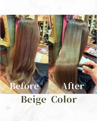 ロング カラー 【レイヤー/韓国風 /髪質改善】RINのヘアスタイル