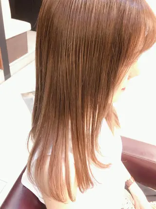 ロング カラー こすげひろと カラー講師のヘアスタイル