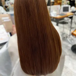 セミロング カラー パーマ 美髪ヘッドスパ🫧 西山紗奈江💆‍♀️のヘアスタイル