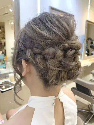 ミディアム カラー 嶋村夏実🌼レイヤー 🌸白髪ぼかしのヘアスタイル