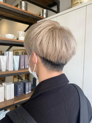 カラー たなか もえなのヘアスタイル