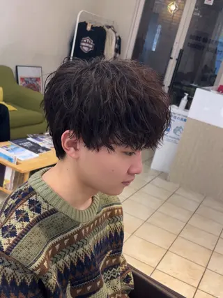 ショート パーマ メンズ 👑大宮メンズパーマ No.1Mizukiのヘアスタイル