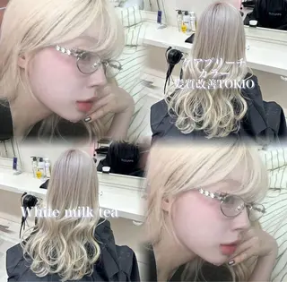 ロング 韓国ガーリー🤍ハイ トーン🤍Ayanaのヘアスタイル