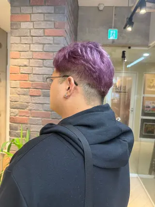 カラー 栗原 莉玖のヘアスタイル