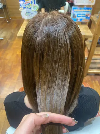 カラー 平塚 遥菜のヘアスタイル