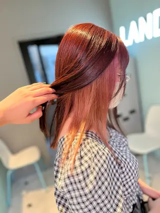 セミロング カラー ヘアアレンジ 愛されカラー🩷 はるなのヘアスタイル