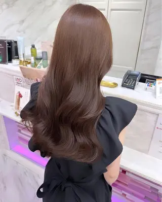 ロング 韓国カット/透明感 カラー/NANAMIのヘアスタイル