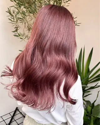 ロング カラー エクステ/大人可愛い カラー🩷RINAのヘアスタイル