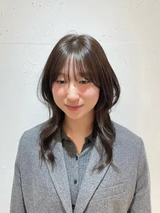 セミロング カラー CIECA. suzukaのヘアスタイル