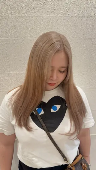 セミロング タマシロカリン /カットモデル❤️のヘアスタイル