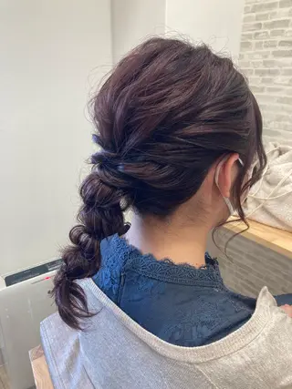セミロング ヘアアレンジ Gypsoly ☺︎ゆきのその他イメージ