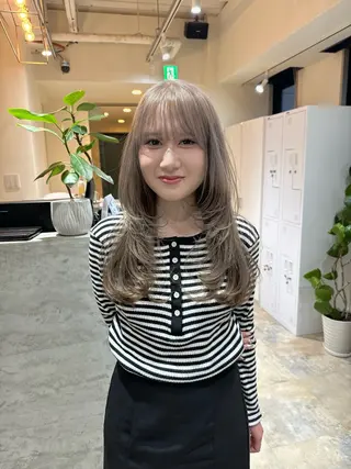 ロング AHNKISM所属・トレンド🌷 ボブ　パーマ🩰のヘアスタイル