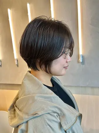 ショート 透明感カラー/艶髪/ 高城潤也のヘアスタイル