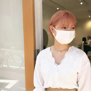 ショート カラー 🌸ハイトーン 新田　廉 🌸のヘアスタイル