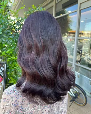 ミディアム ツヤ髪質改善 💜れいな💜のヘアスタイル