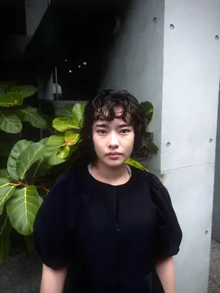 パーマ 柚音 nero hairのヘアスタイル