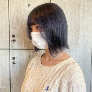ミディアム カラー/韓国レイヤー /ブリーチ/hinaのヘアスタイル