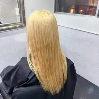 ロング カラー ハイトーン/ウルフ /エクステ/ましろのヘアスタイル